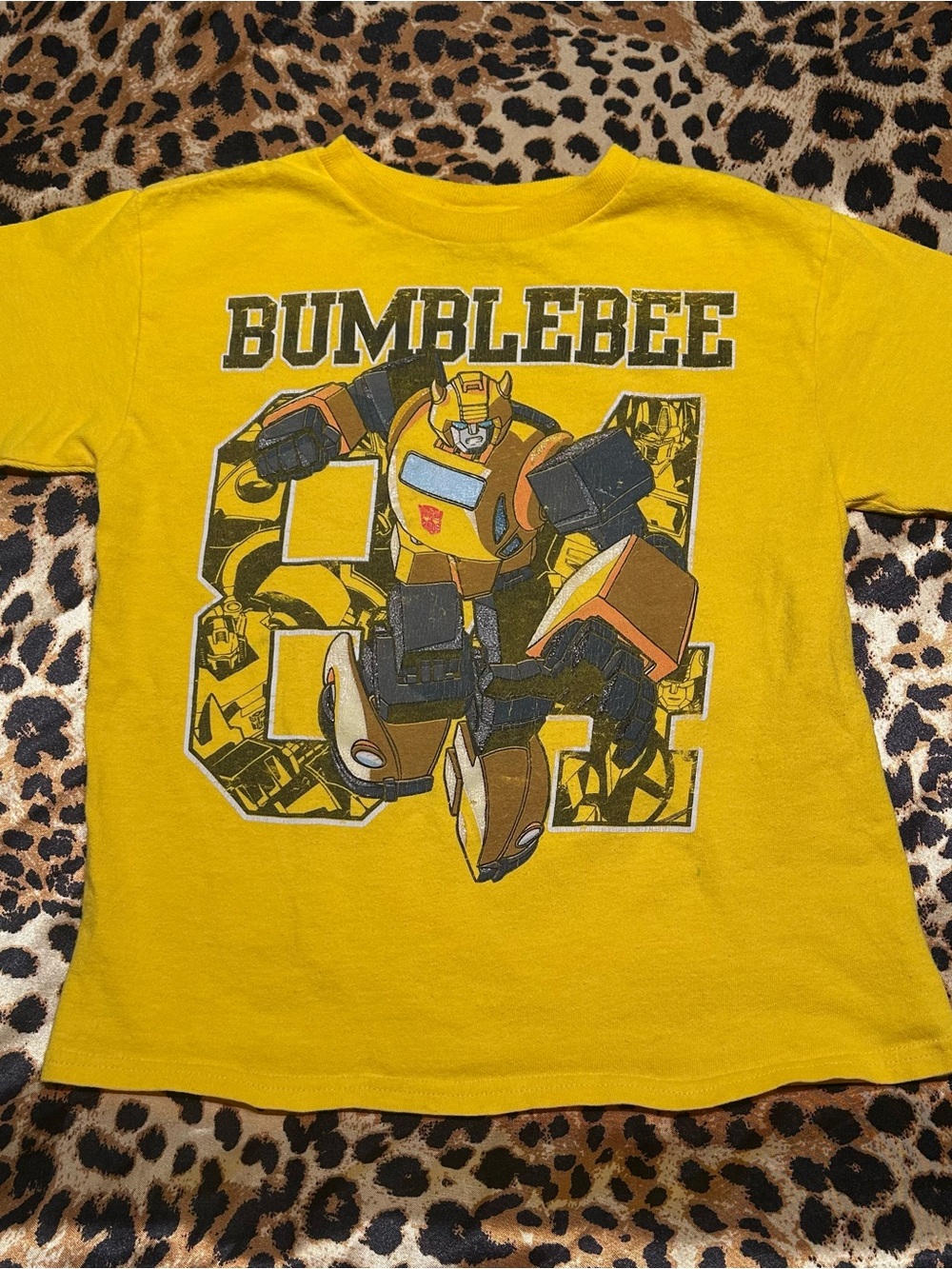 Transformers Boys Yellow Bumblebee Graphic T-Shirt